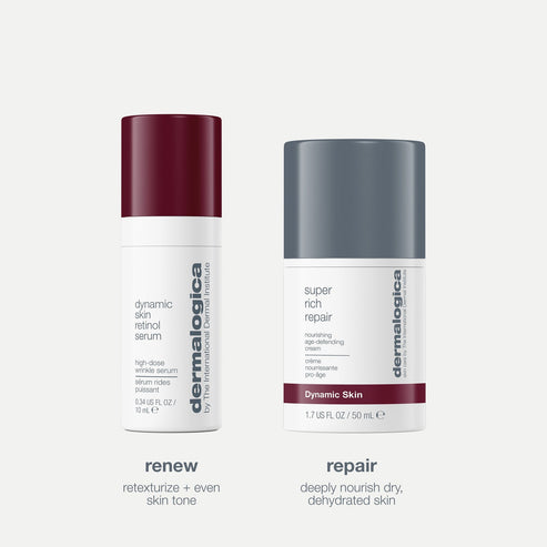 Set Retinol + Pembaharuan (2 saiz penuh)
