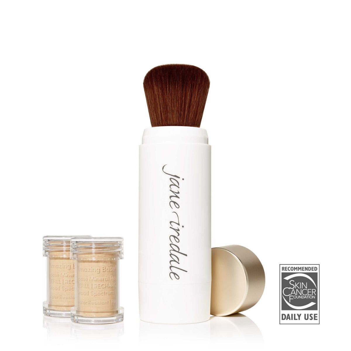 AMAZING BASE LOOSE MINERAL POWDER SPF20 (BRUSH/REFILL X2) (5G) - AsterSpring Malaysia